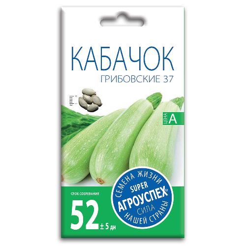Кабачок Грибовский 37, семена Агроуспех 3г (150)